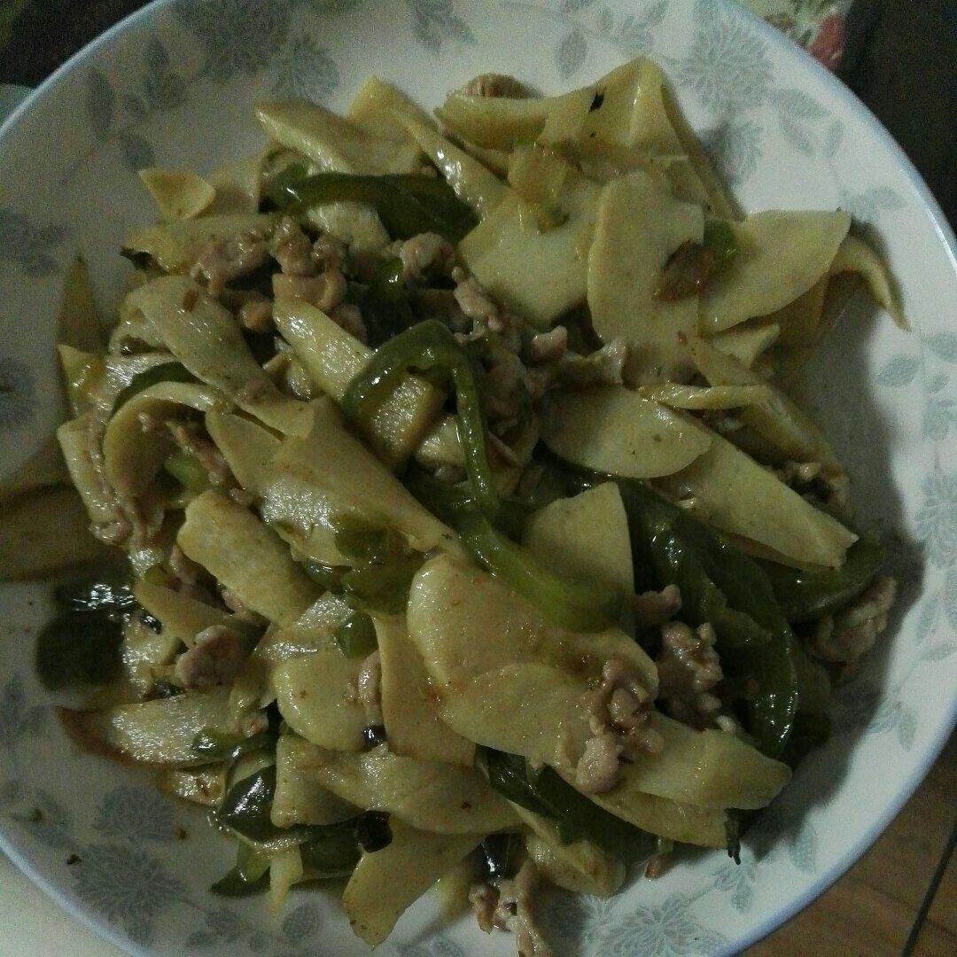 茭白青椒肉丝