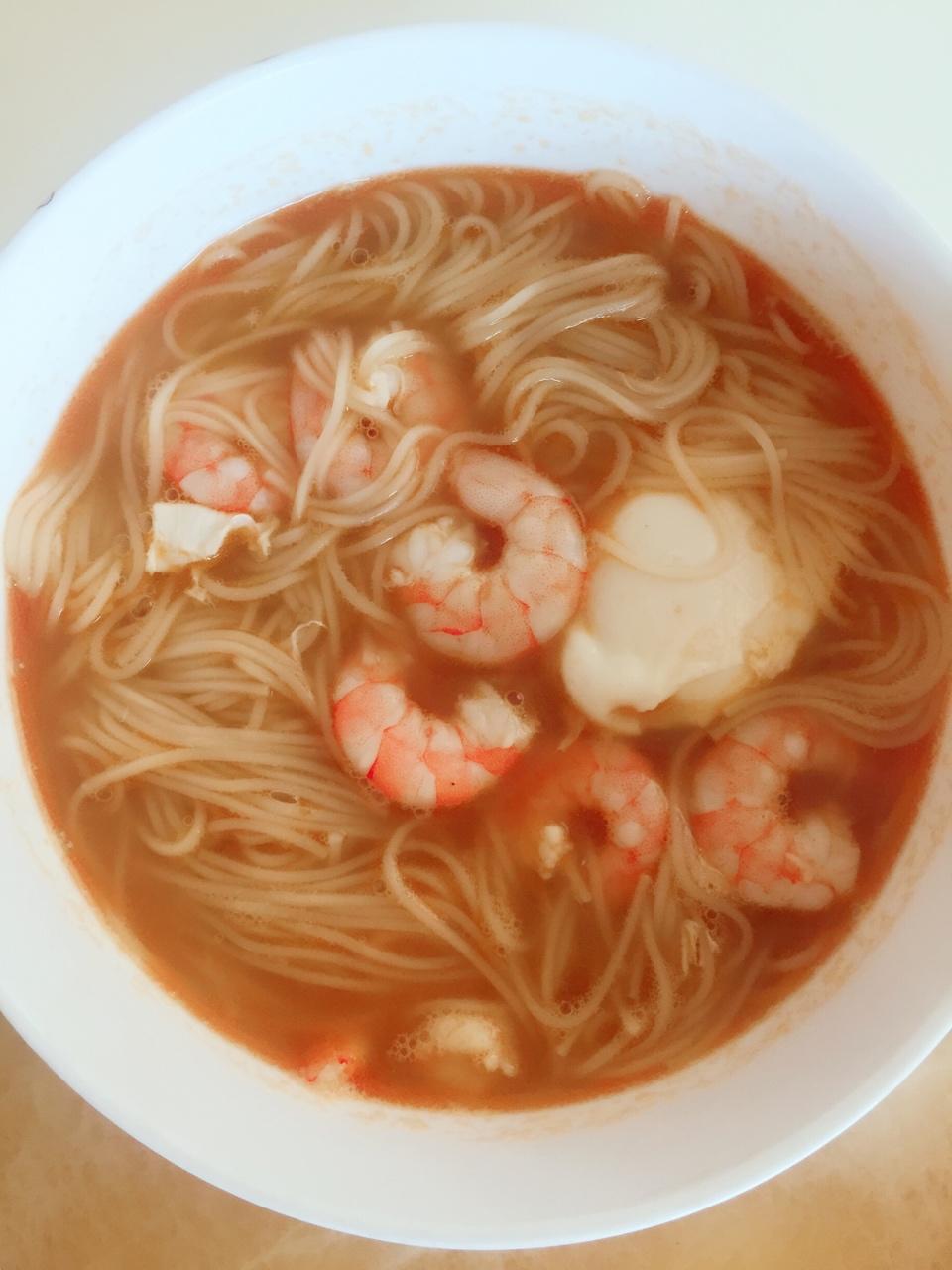 十分钟快手鲜虾面