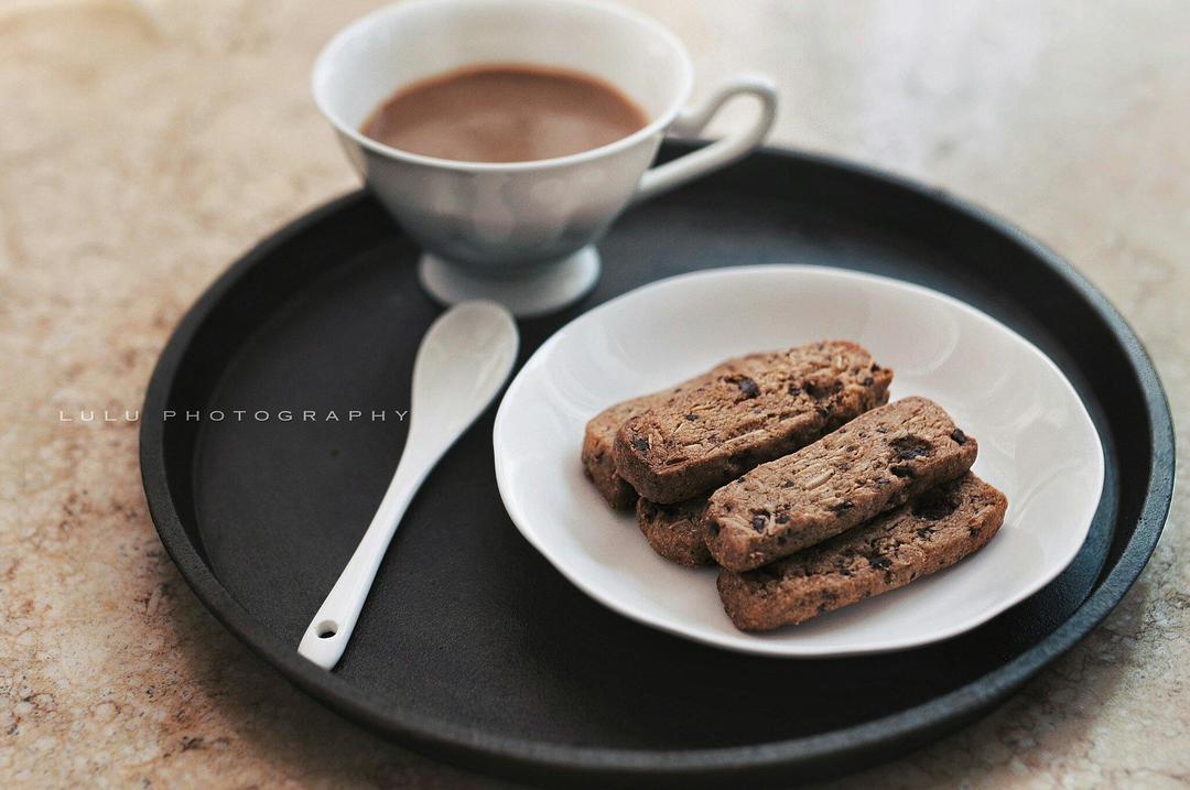 咖啡巧克力砖瓦饼干的做法