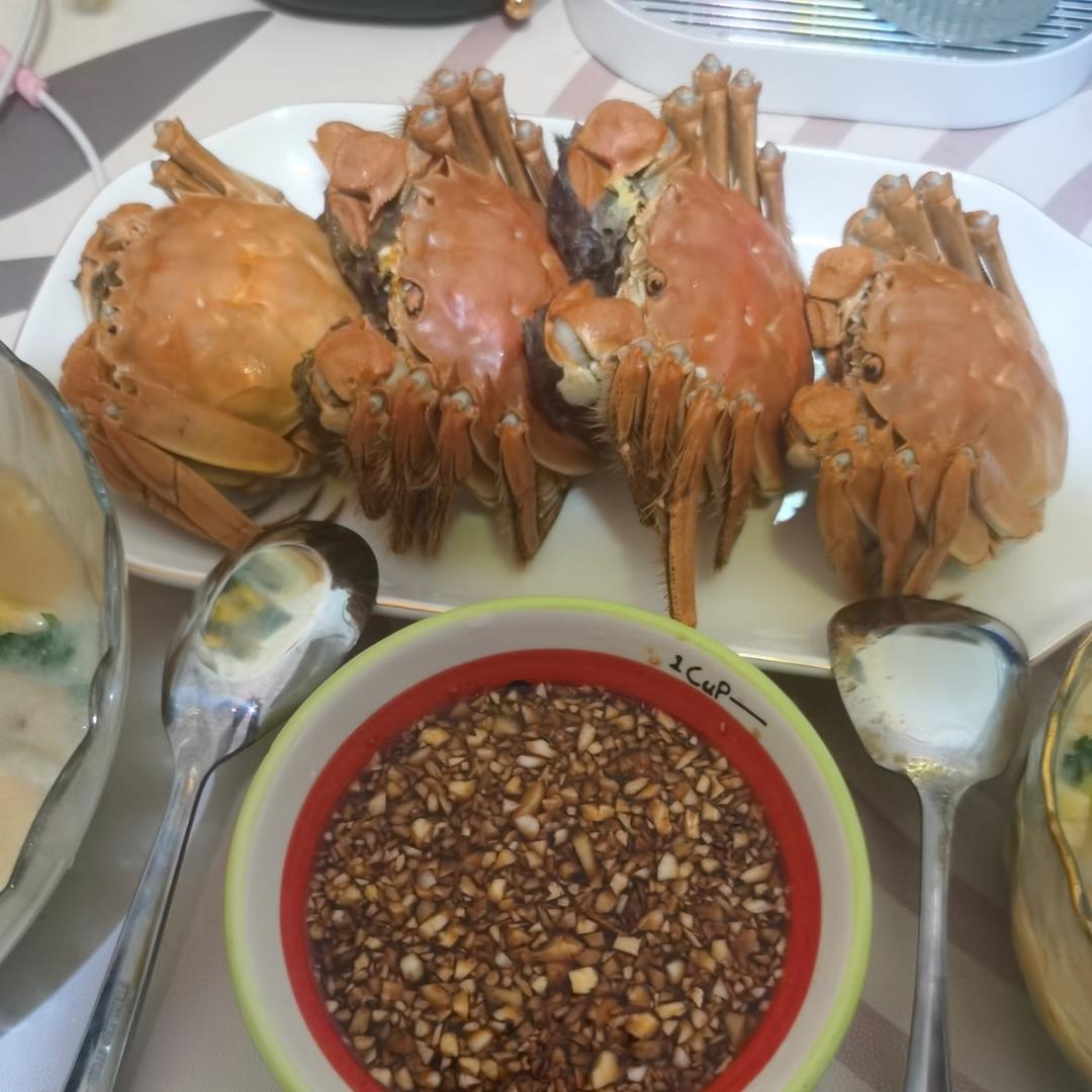 蒸螃蟹只需要10分钟
