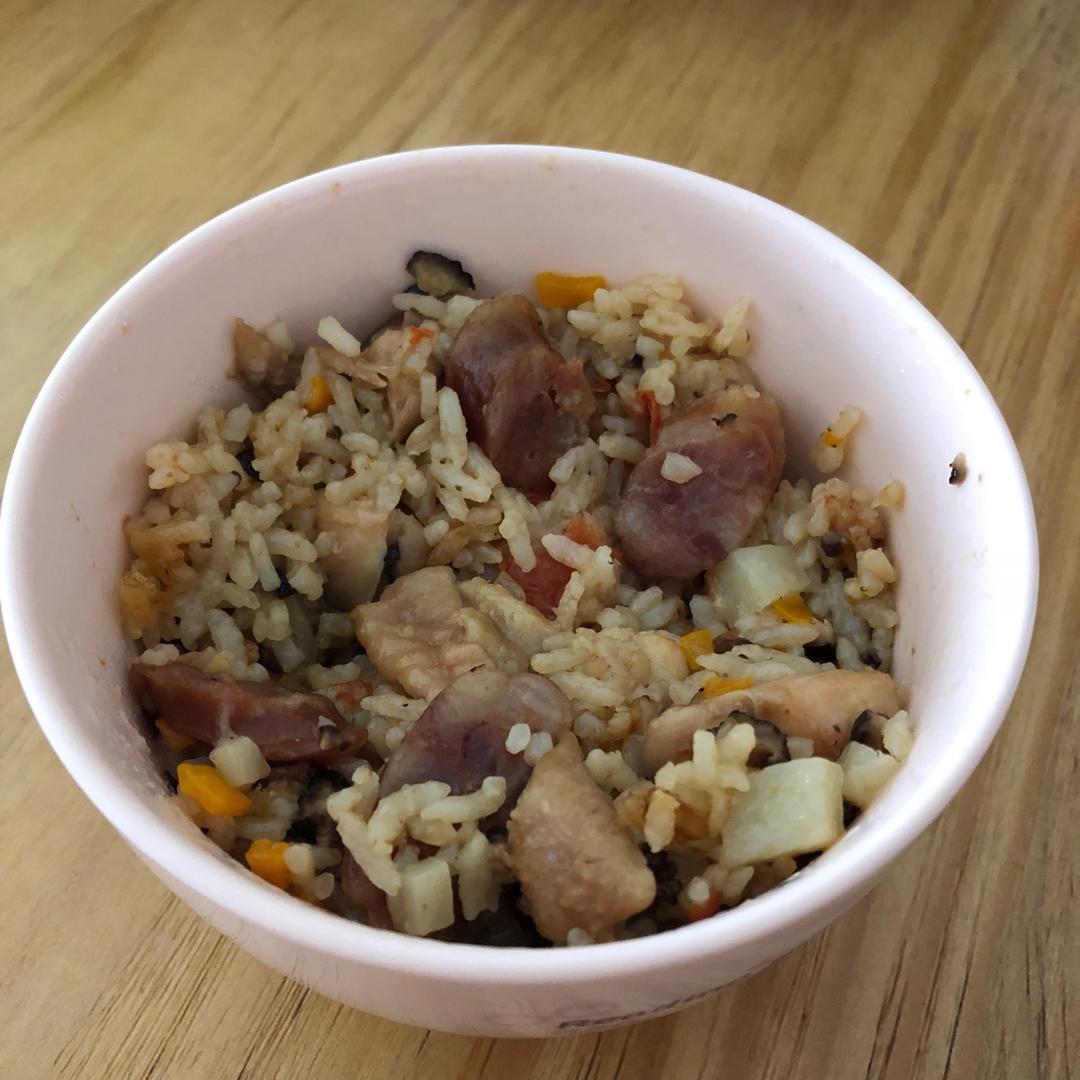 喷香排骨焖饭（爆好吃）