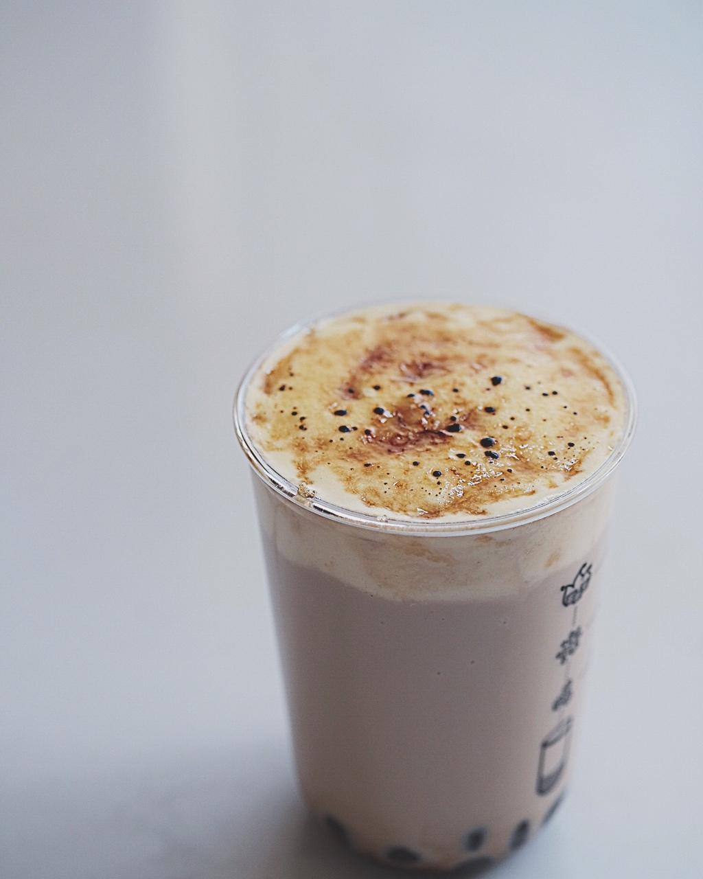 猫丸屋食物志 做过[再也不用排队喜茶的] 自制烤布蕾黑糖波波奶茶