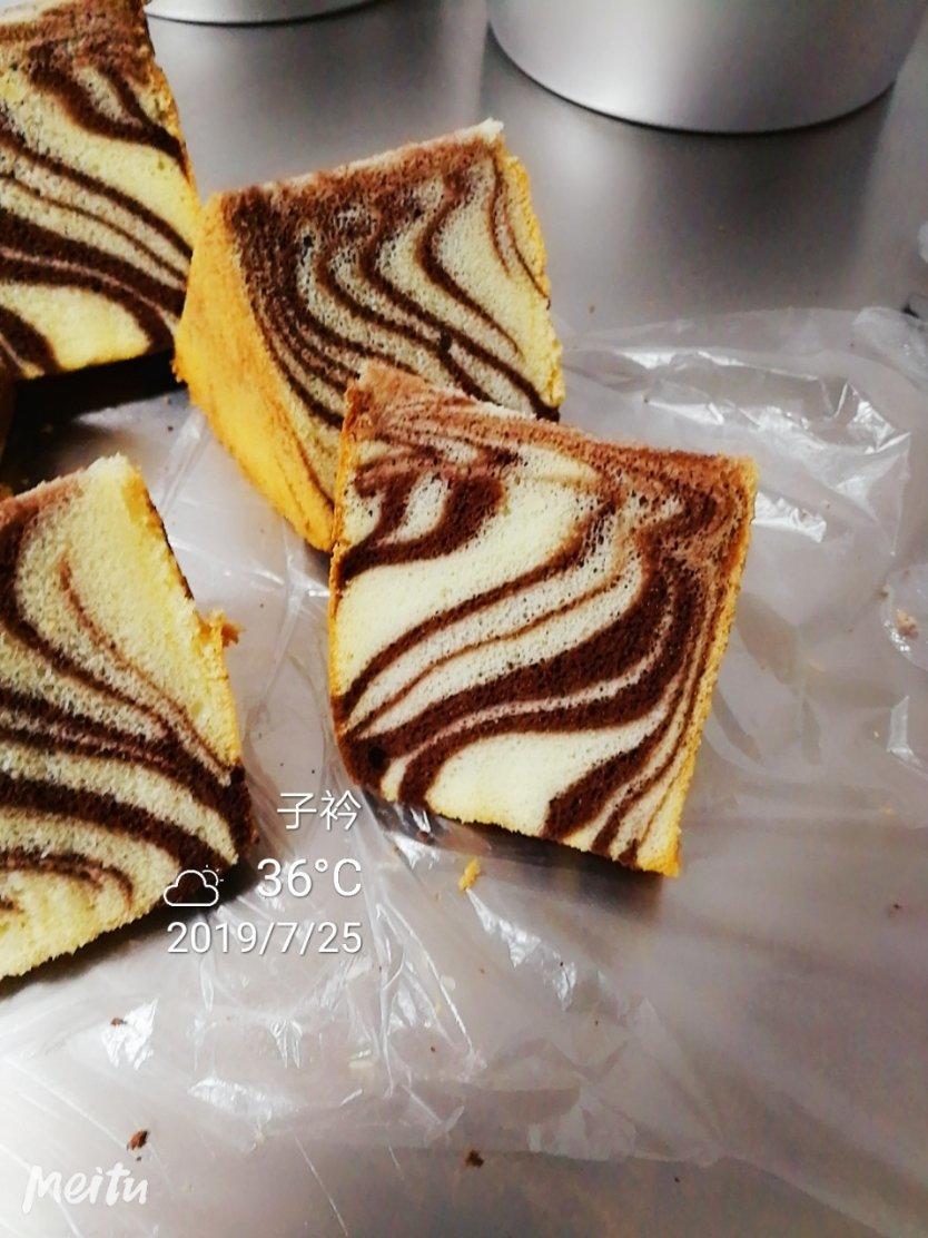 斑马纹戚风蛋糕