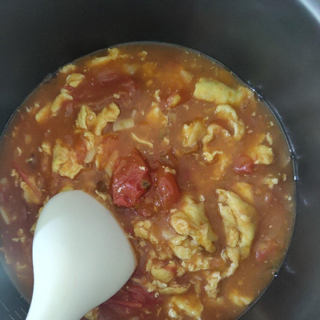 西红柿鸡蛋鸡蛋打卤面