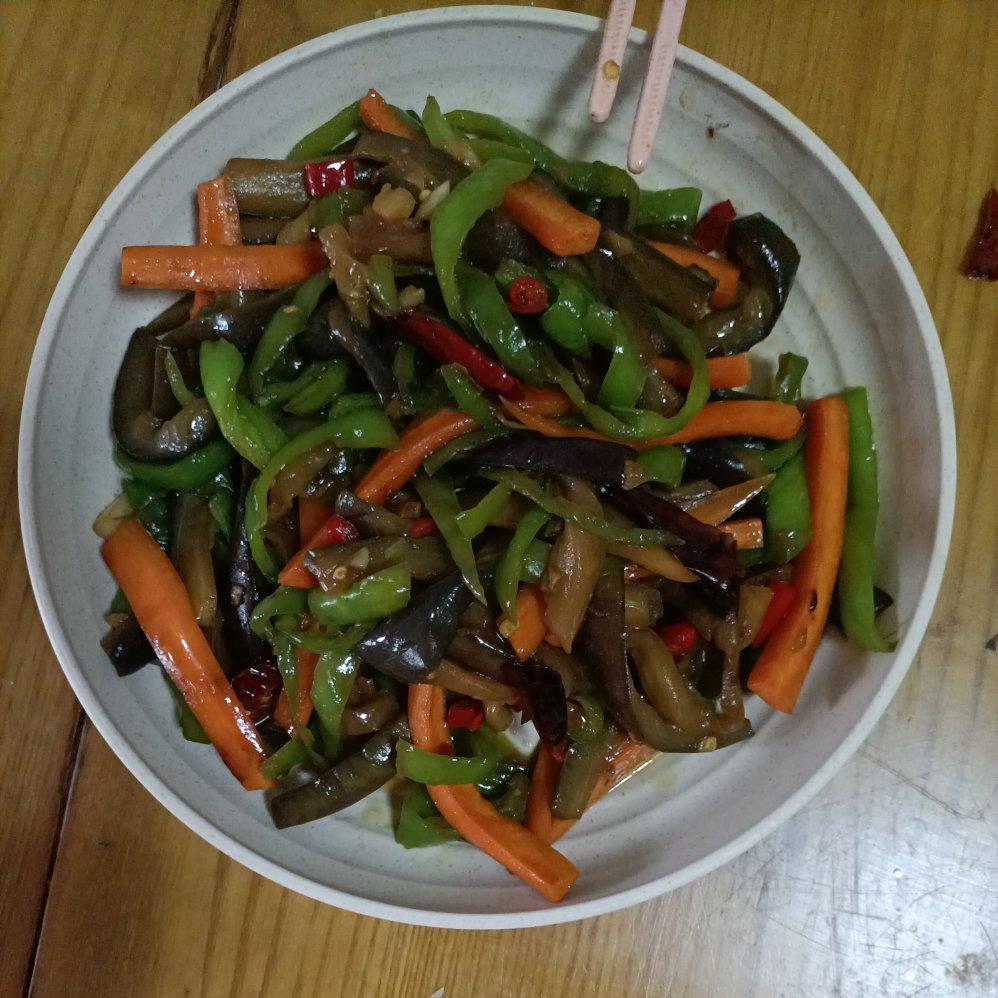 茄子🍆炒青椒