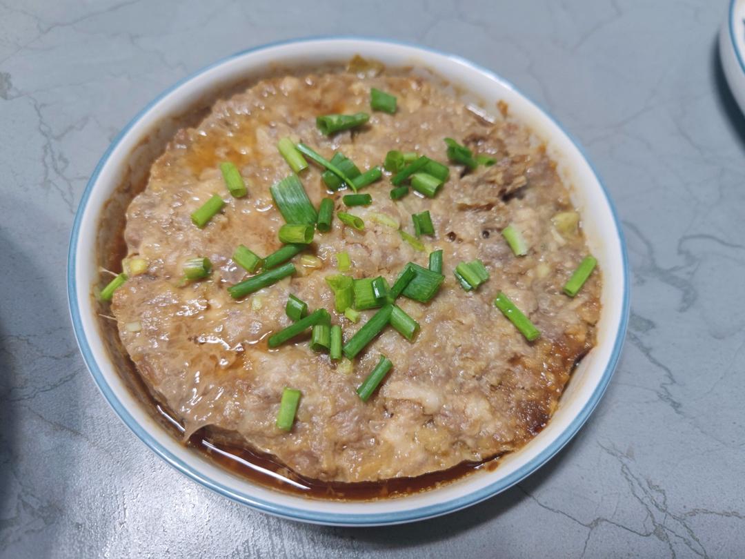 孩子爱吃的蒸肉饼