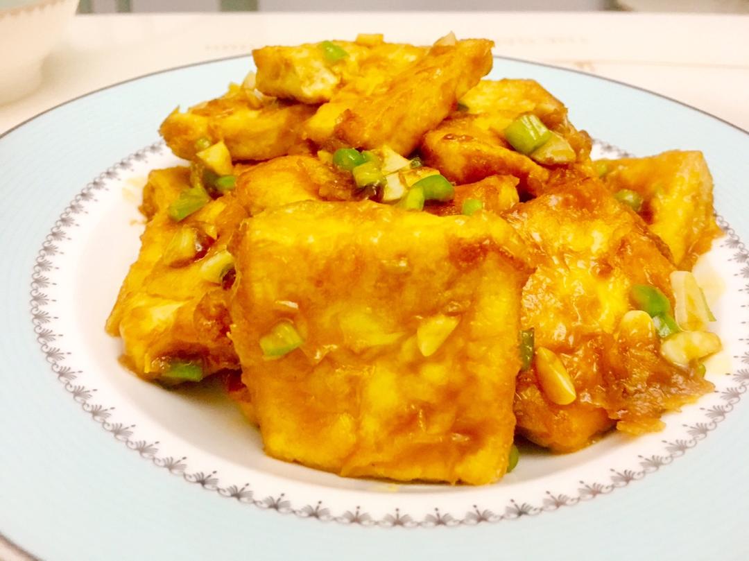 无敌好吃的香煎豆腐