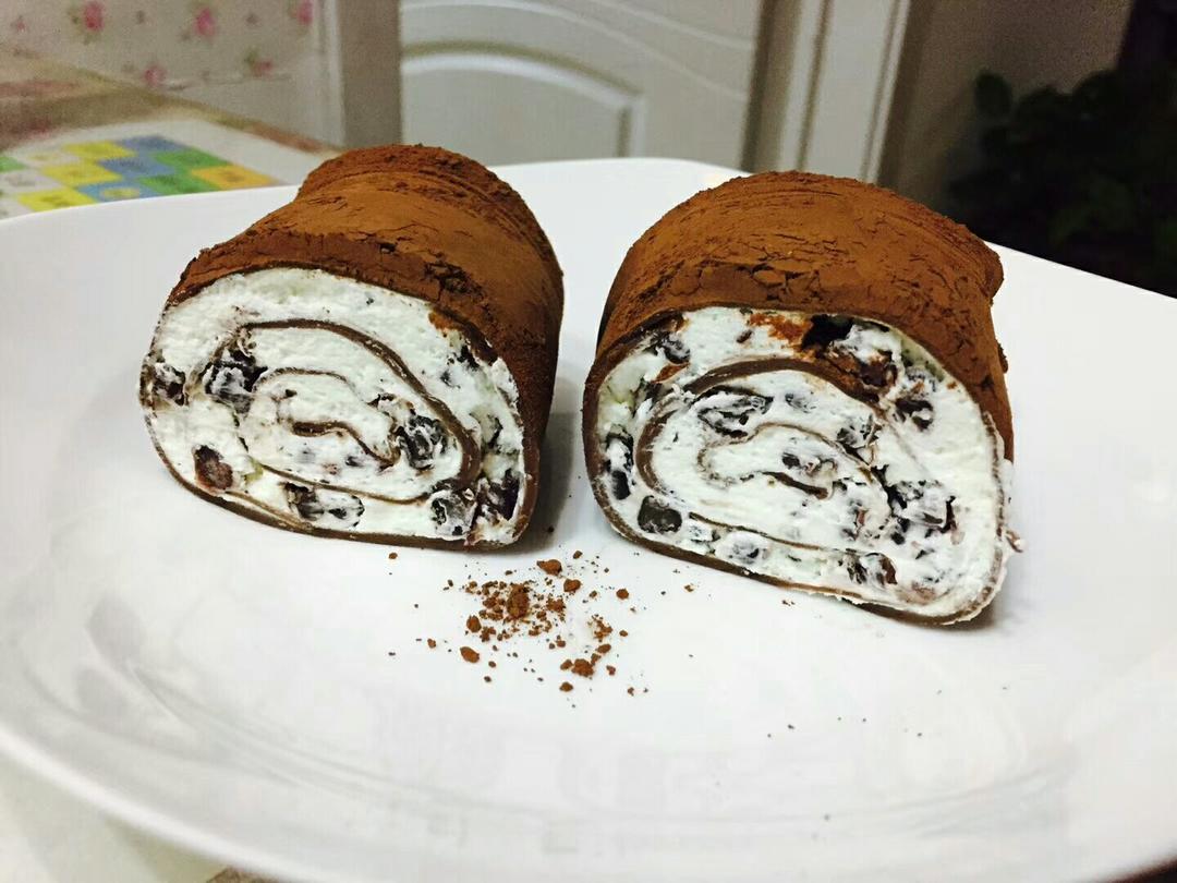 网红食谱│抹茶毛巾卷