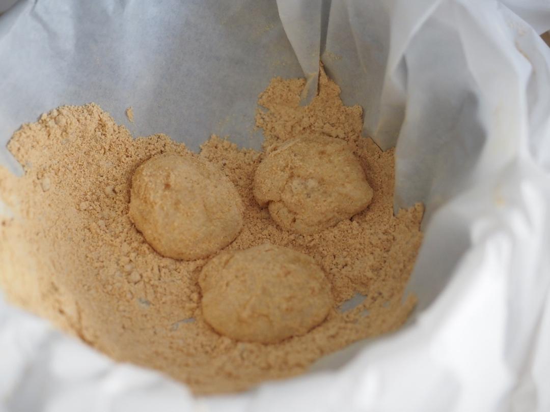 超简单糯米小糍粑团子