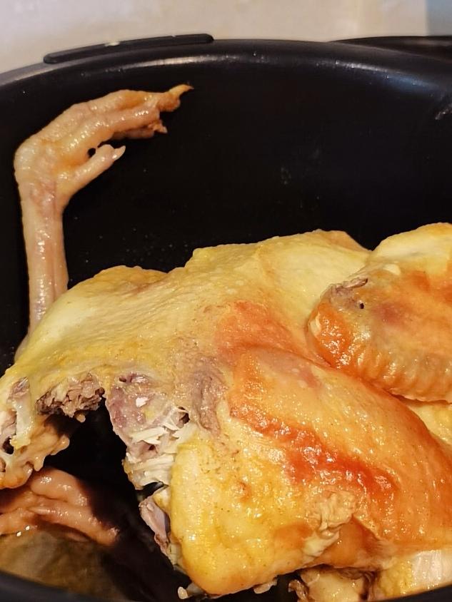 电饭煲盐焗鸡【手撕鸡】简易版