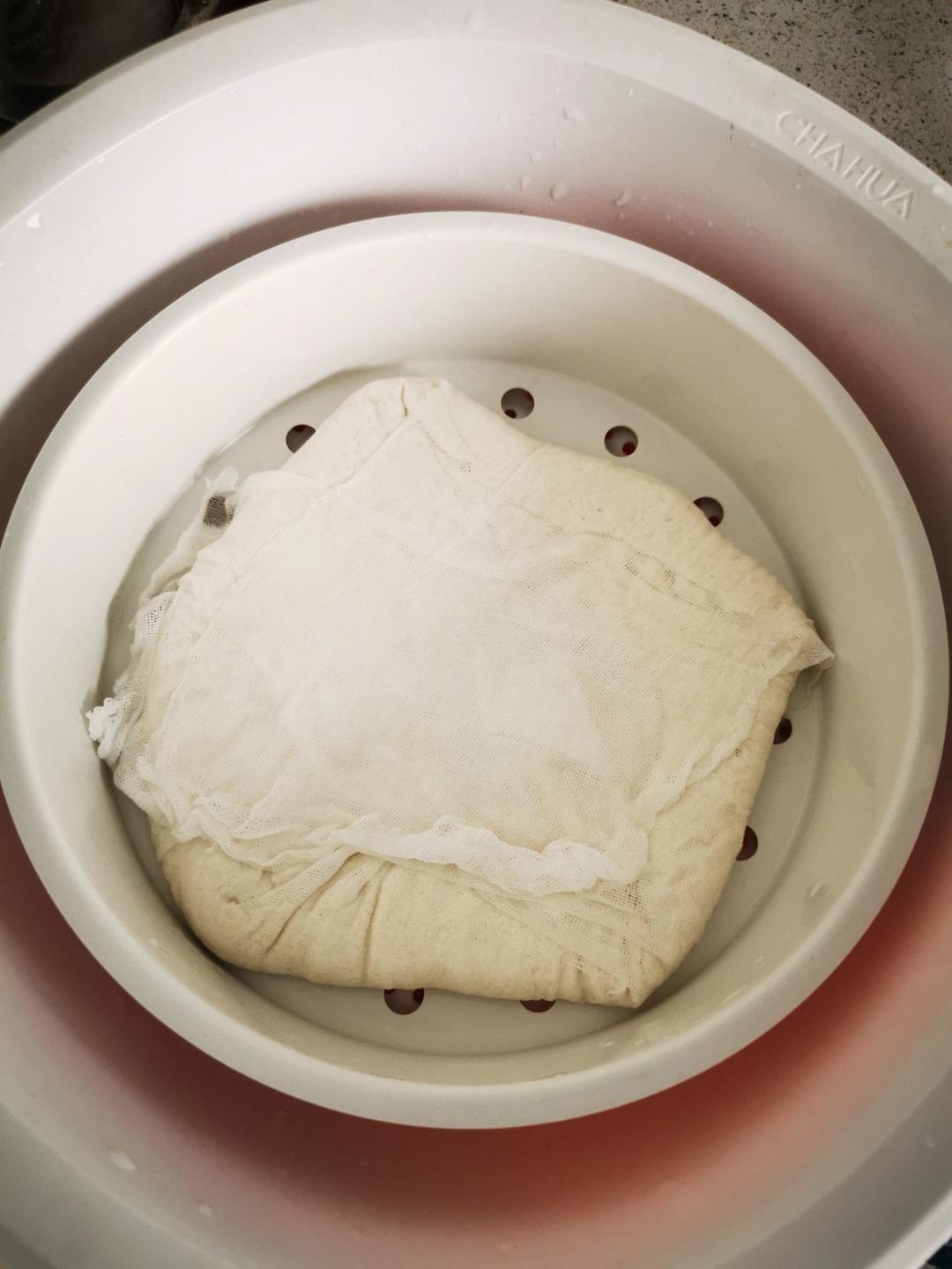 在家白醋当盐卤做豆腐