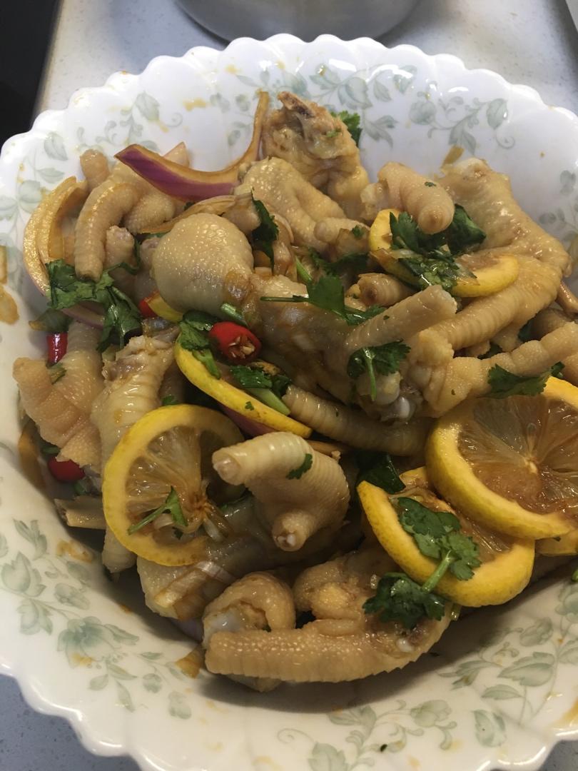 抖音网红百香果柠檬凤爪