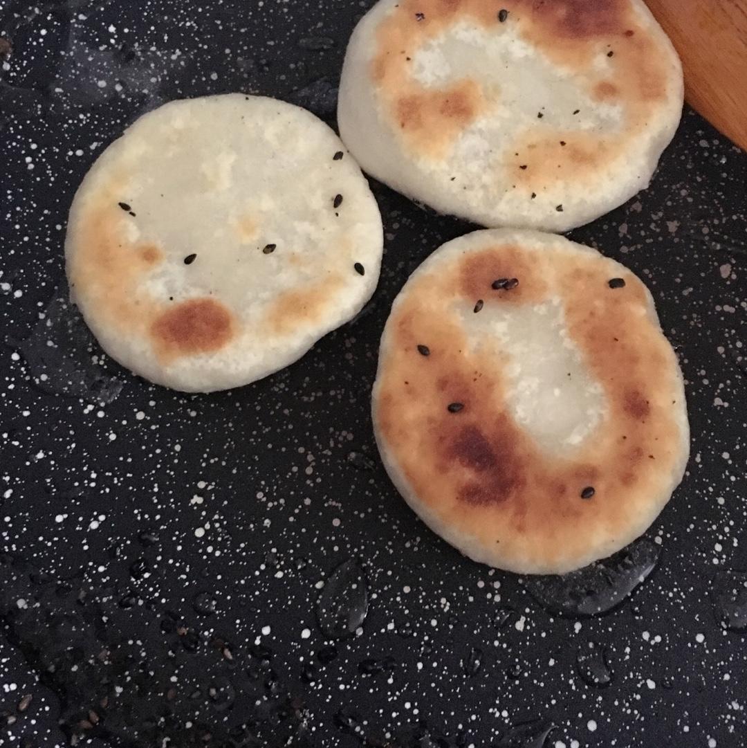 平底锅式板栗饼