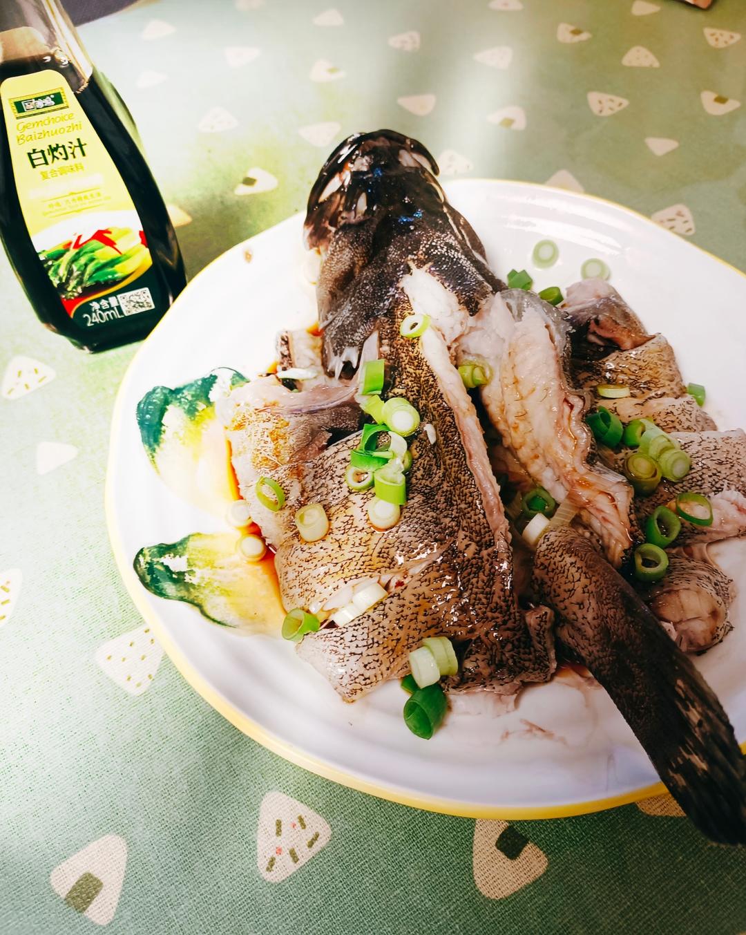葱香油淋鱼片