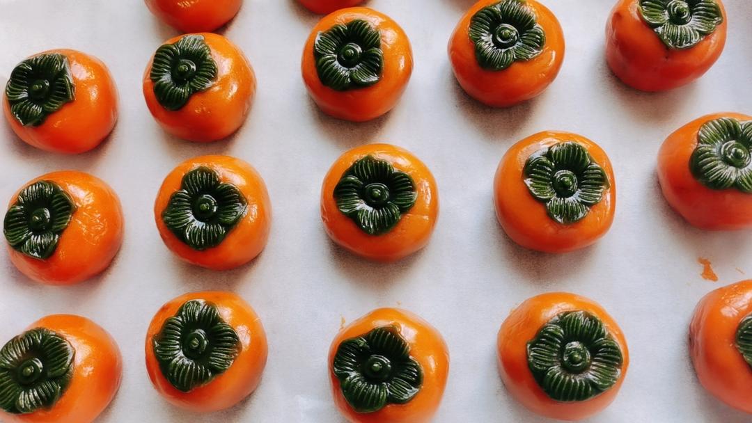 全网独家（原创）柿柿如意—广式金沙奶黄月饼（内附视频做法）