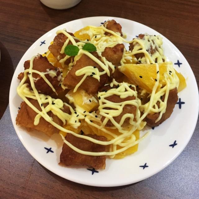 菠萝油条虾