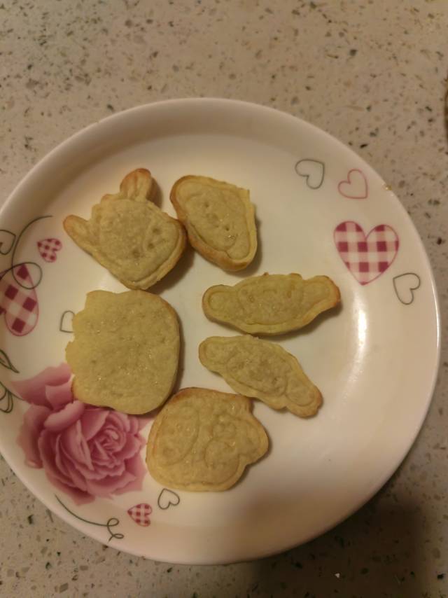 空气炸锅烤滴黄油饼干