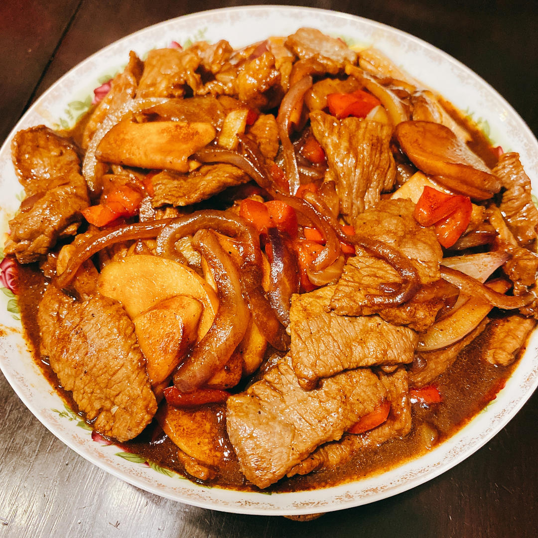 【杏鲍菇黑椒牛肉】牛肉这样腌，吃完再也不塞牙！