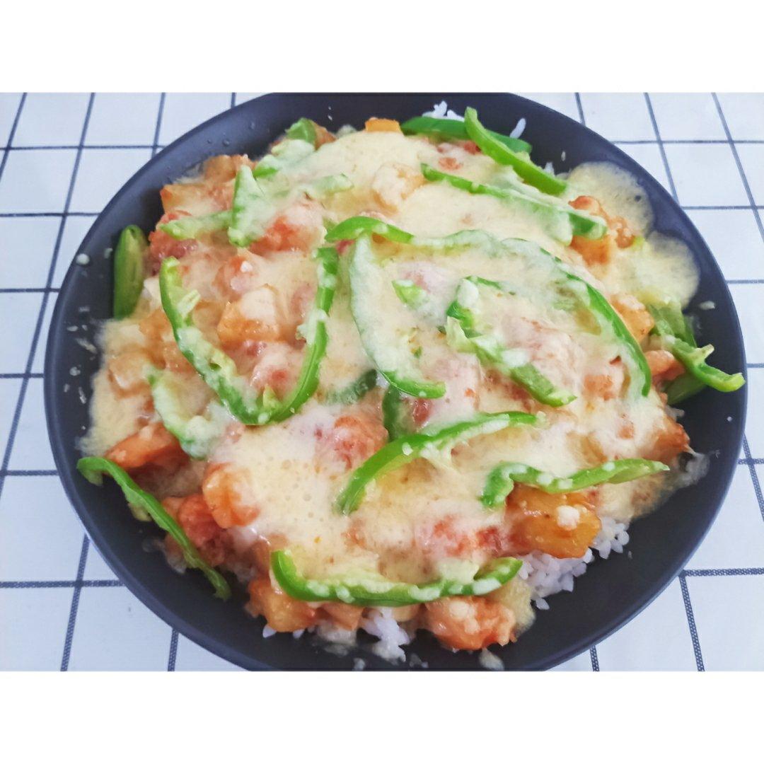 番茄鸡肉浓情焗饭【两人份】