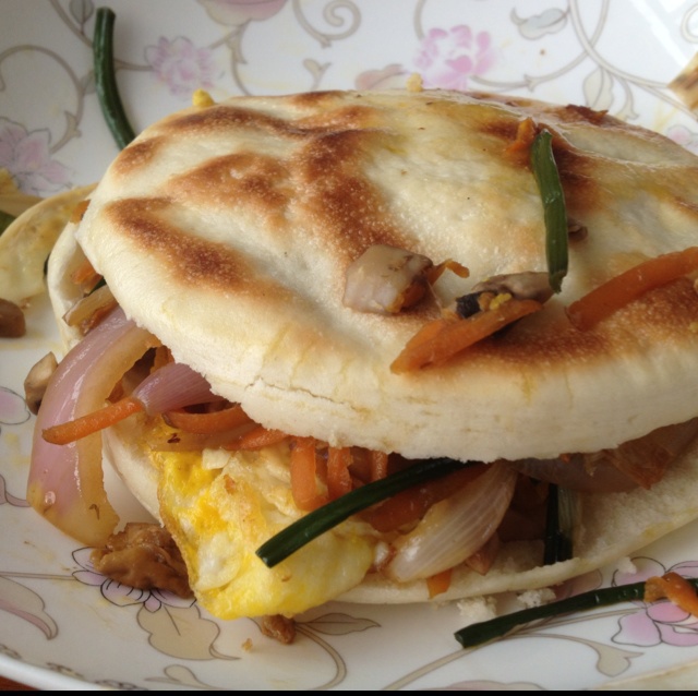 流口水的张小妹做的蛋夹膜