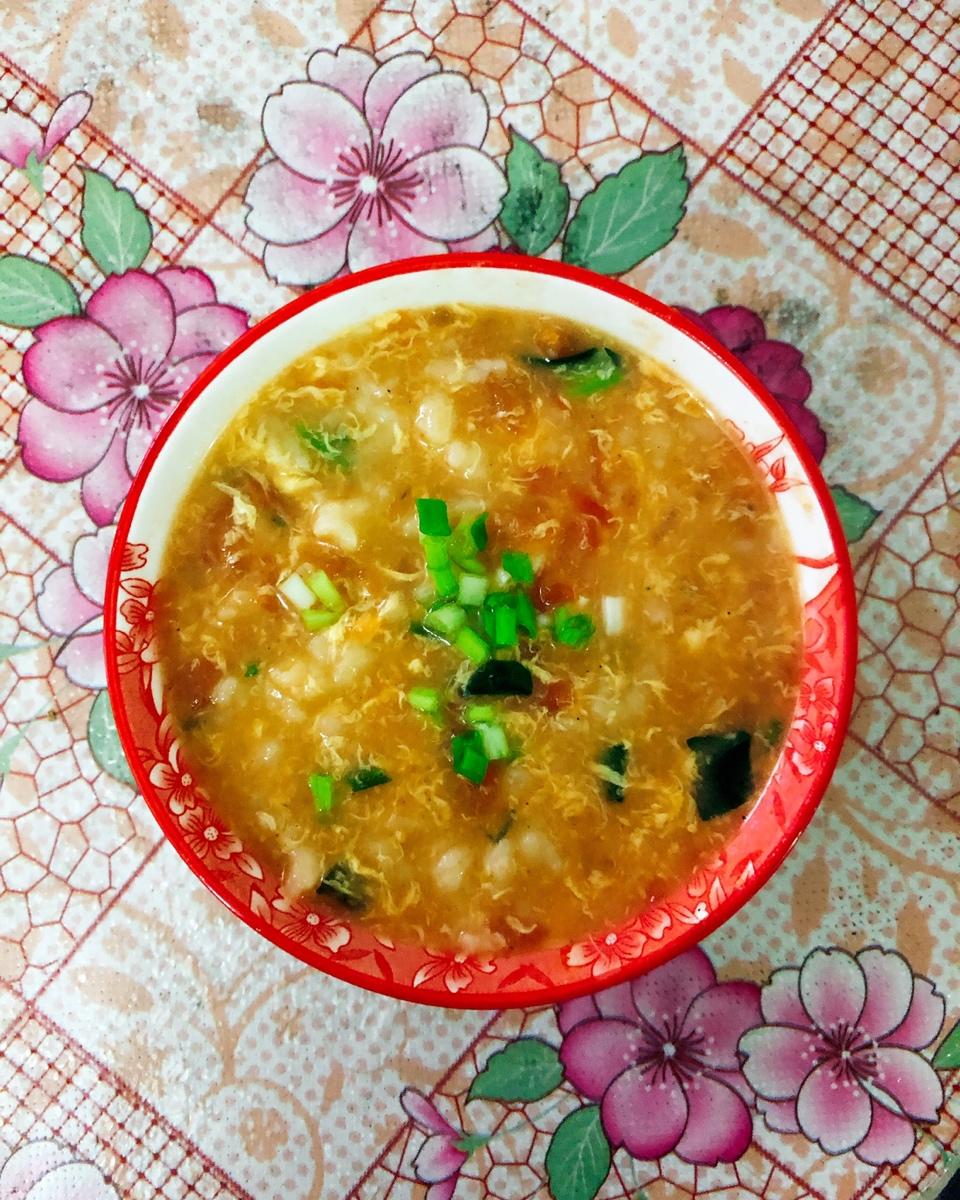 西红柿鸡蛋疙瘩汤