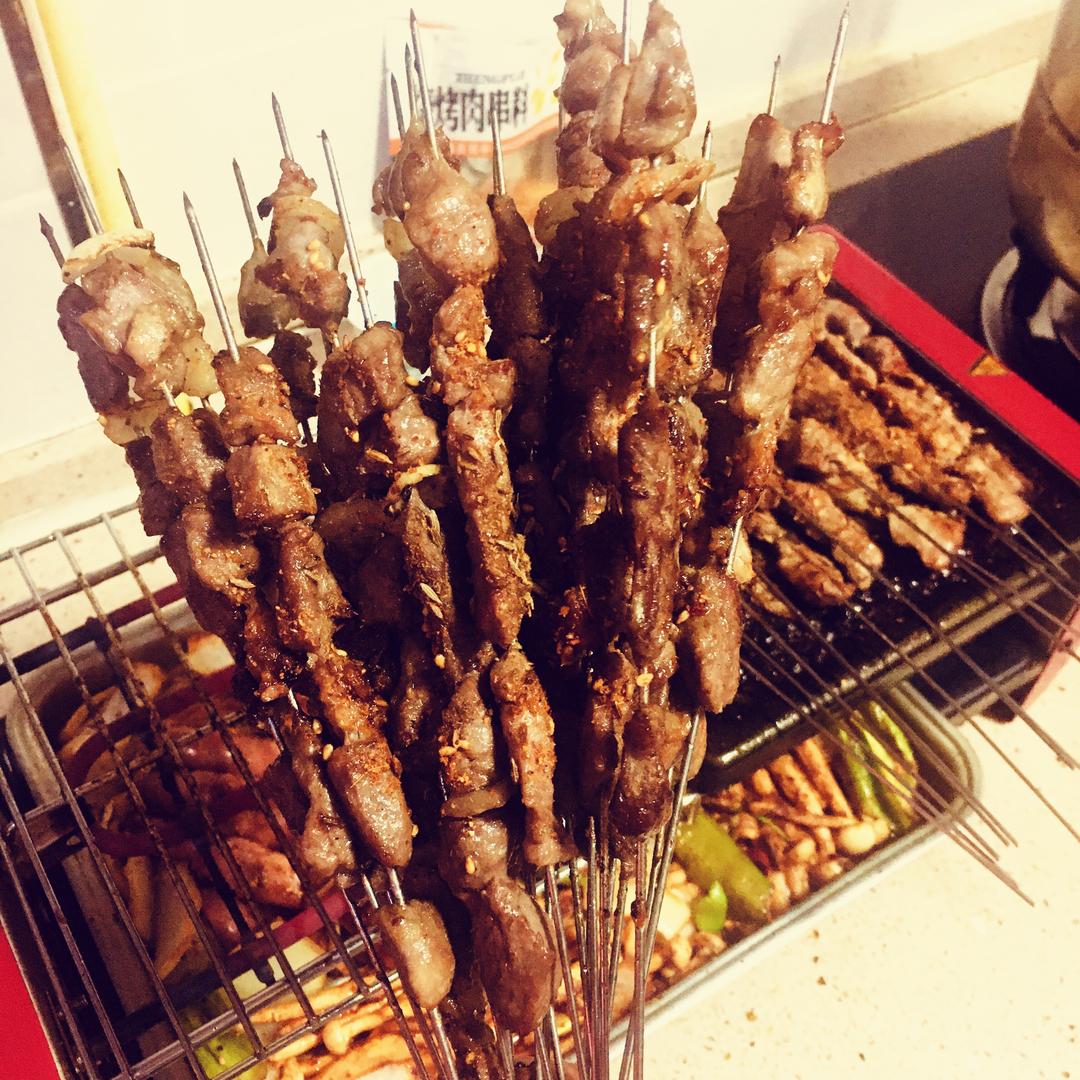 家庭版烤羊肉串的做法