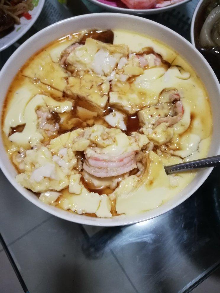 减肥也能吃虾仁豆腐蒸水蛋