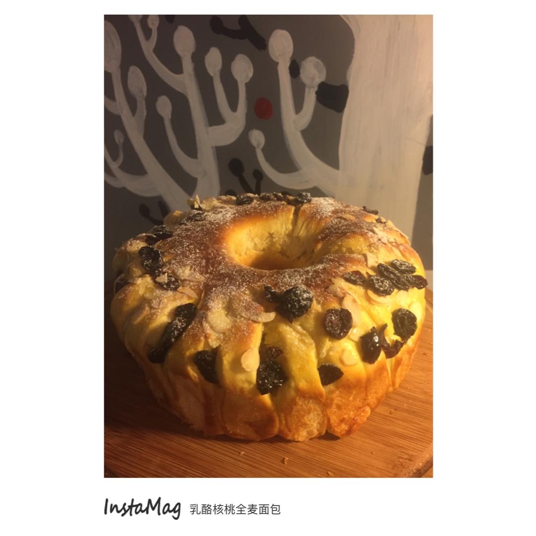 奶油乳酪核桃面包