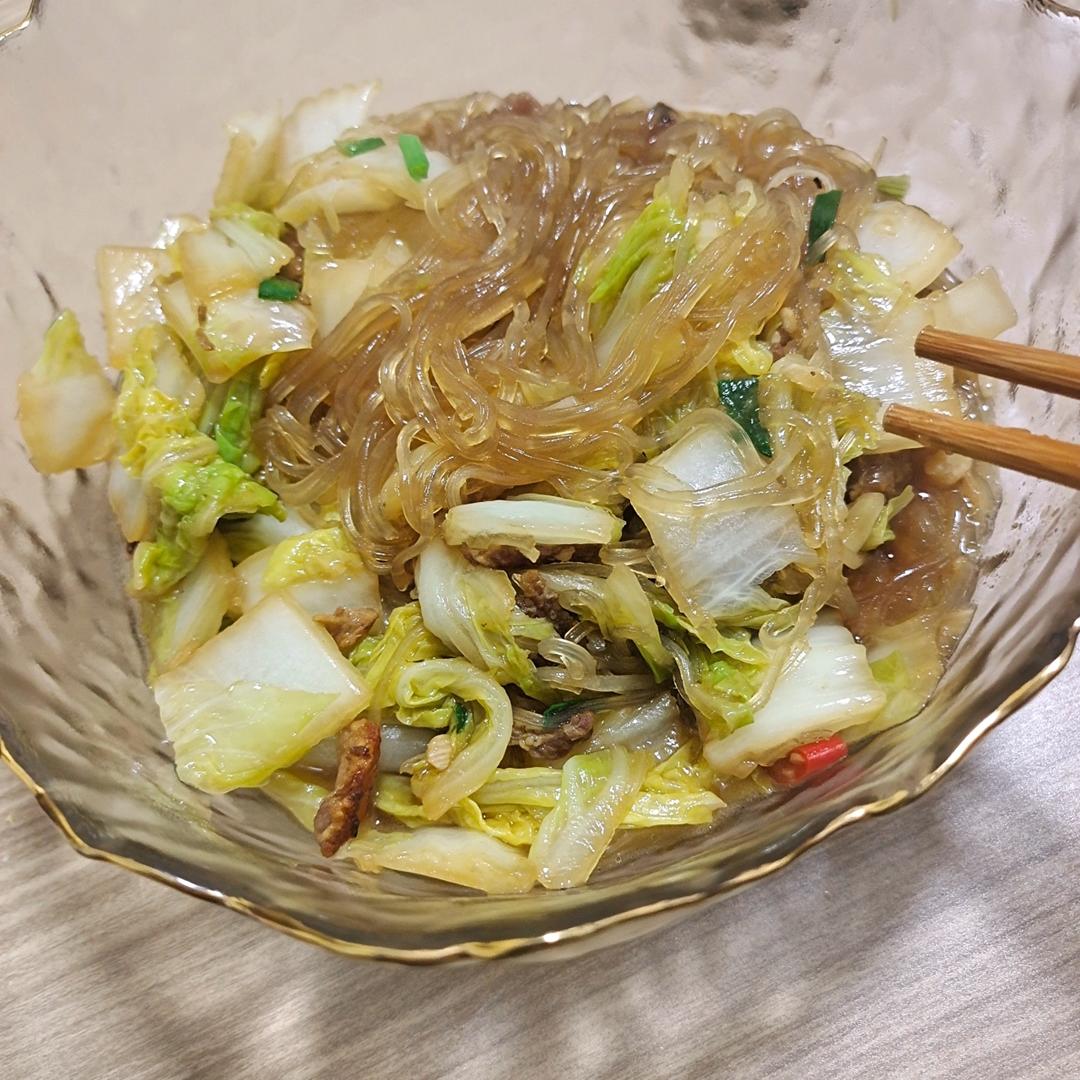 猪肉白菜炖粉条