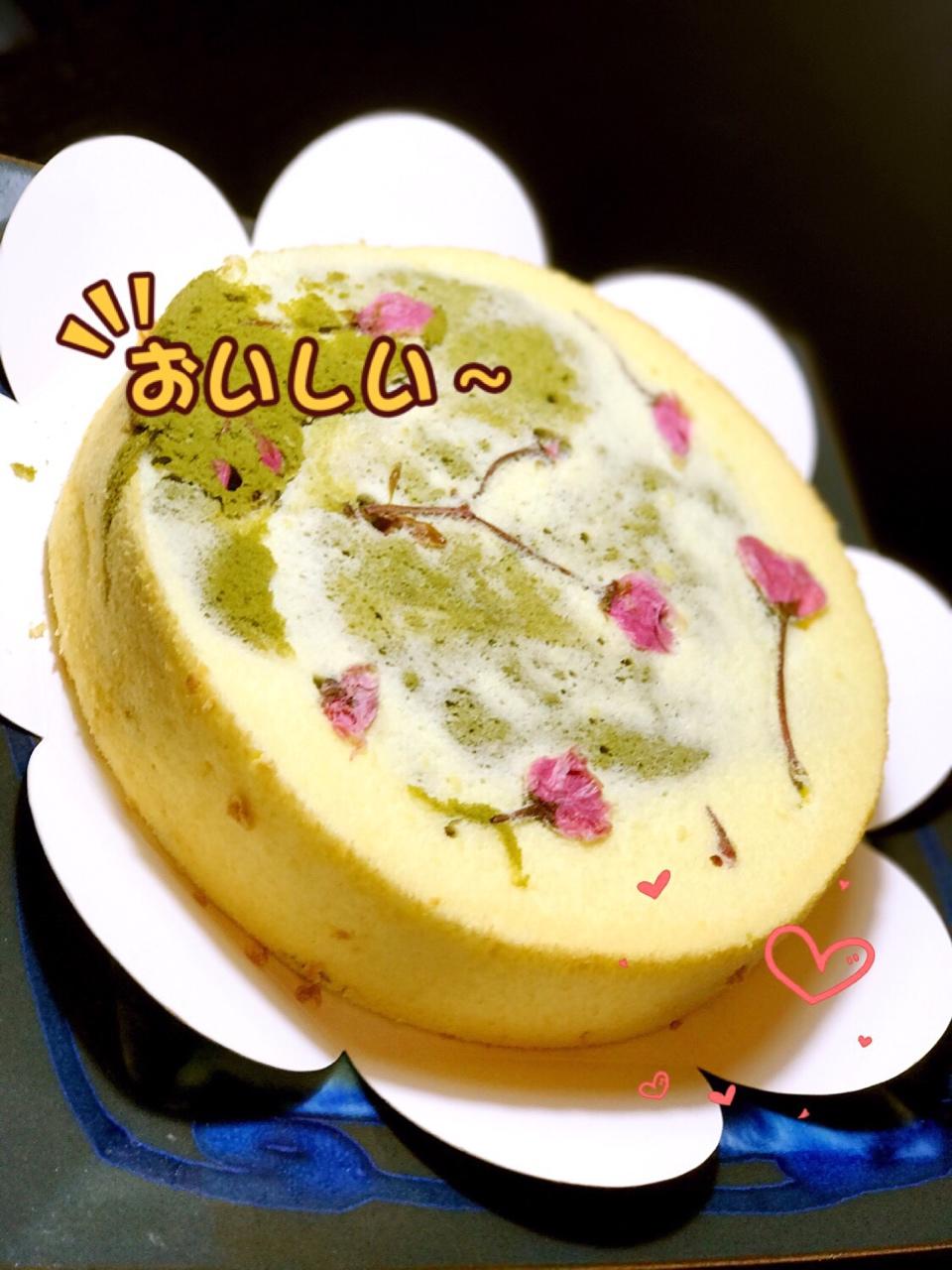 云石糯米戚风（抹茶戚风）