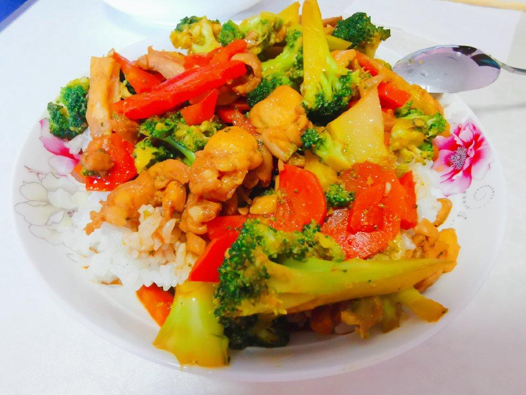 照烧鸡腿饭