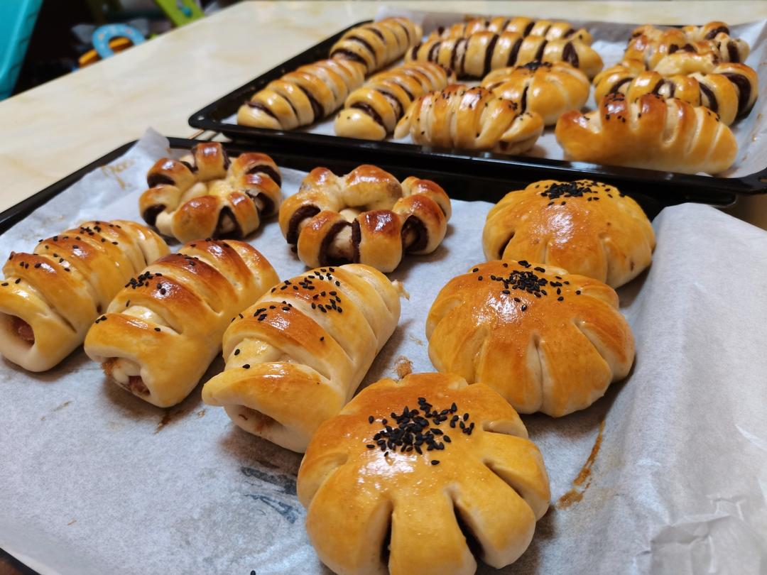 早餐豆沙包