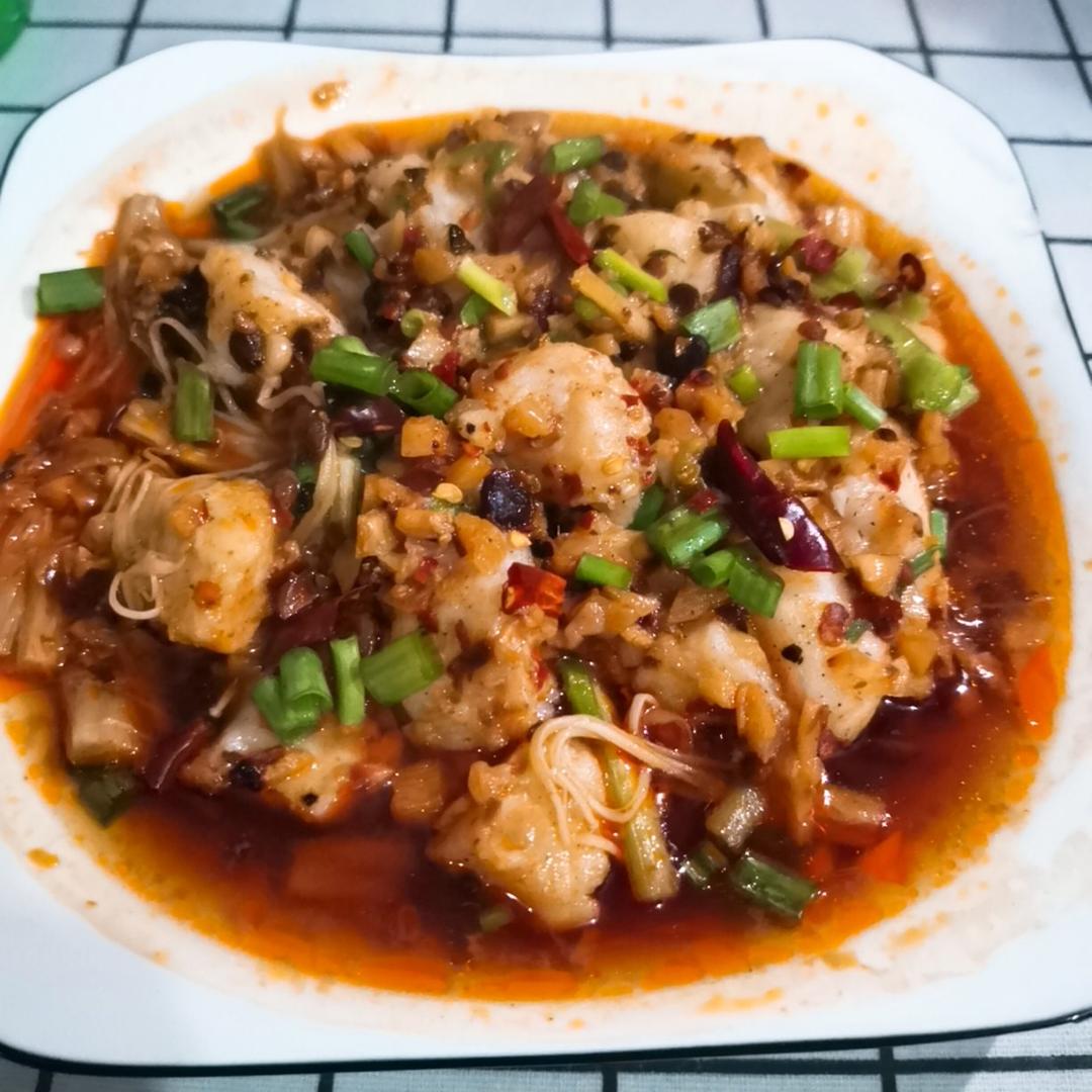 🔥好吃不胖❗️蒜蓉金针菇蒸巴沙鱼❗️