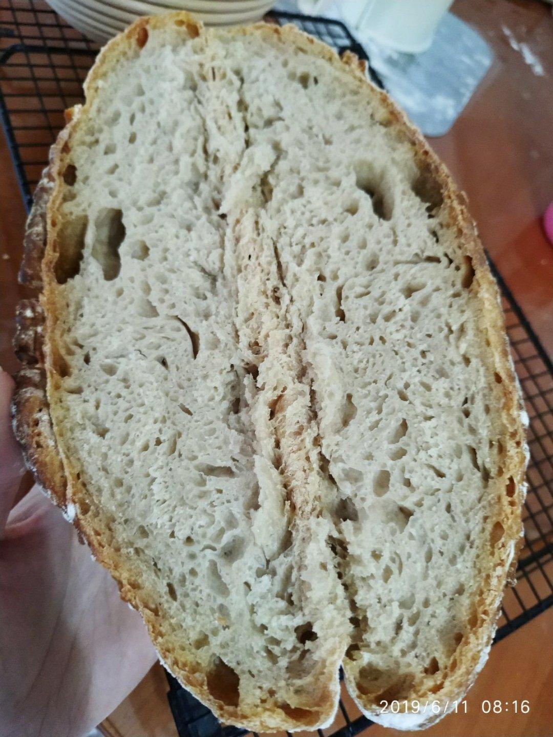 法式 亚麻籽蔓越莓欧包