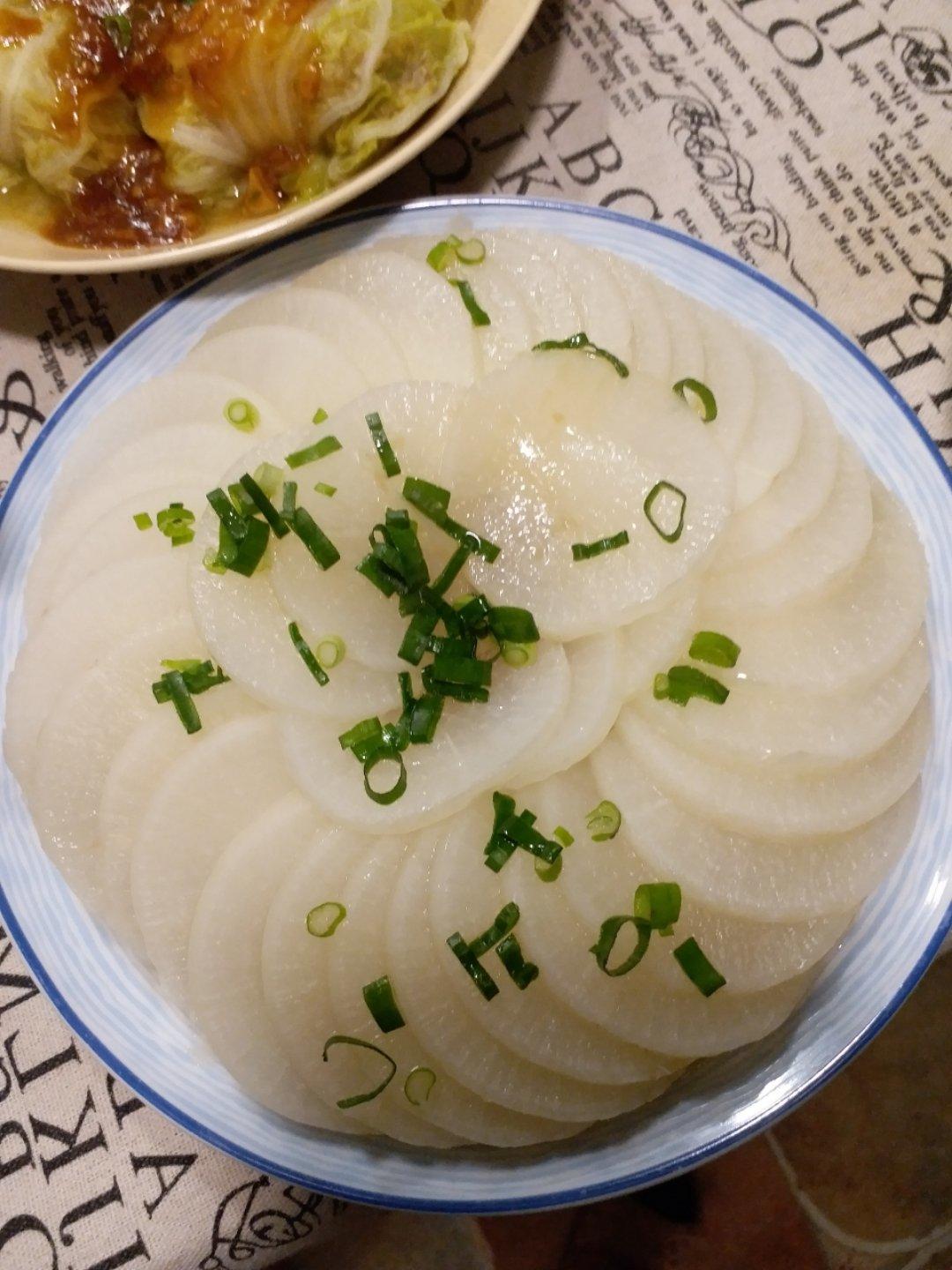 青柠-66做的清蒸白萝卜