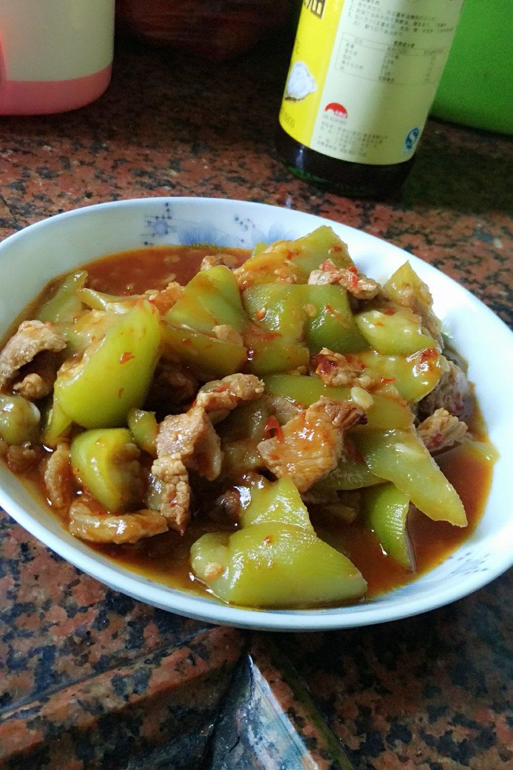 家常蚝油丝瓜 Loofa with Oyster Sauce