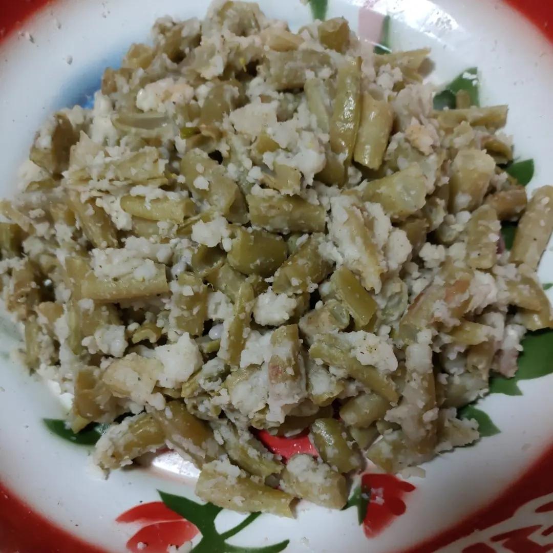 豆角麦饭