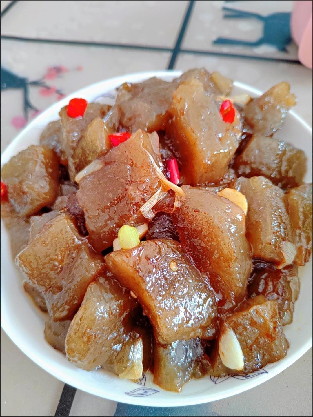 红薯粉皮，凉粉
