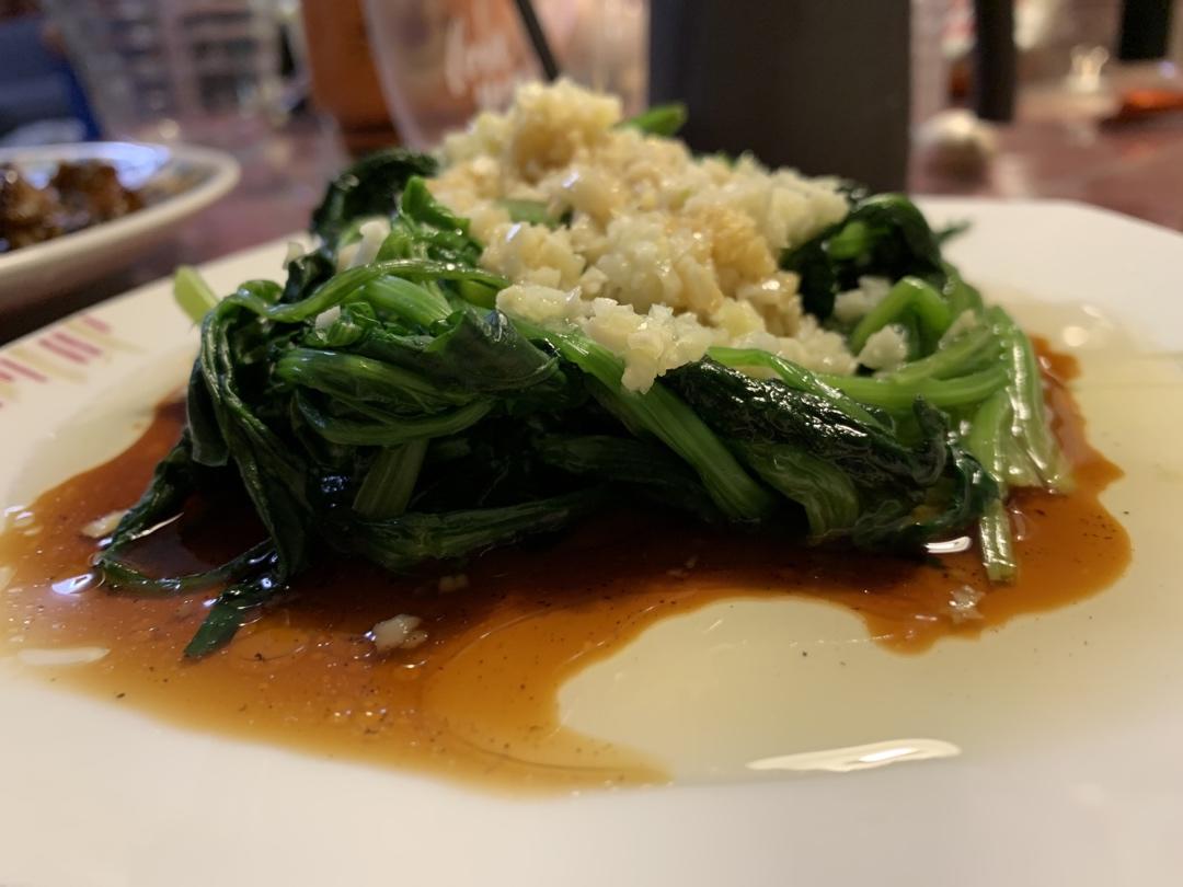 凉拌菠菜(家传秘方)