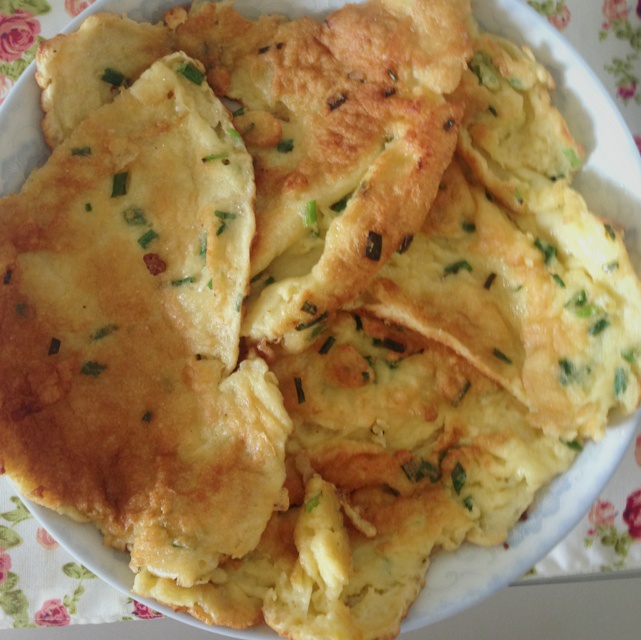 葱花鸡蛋饼