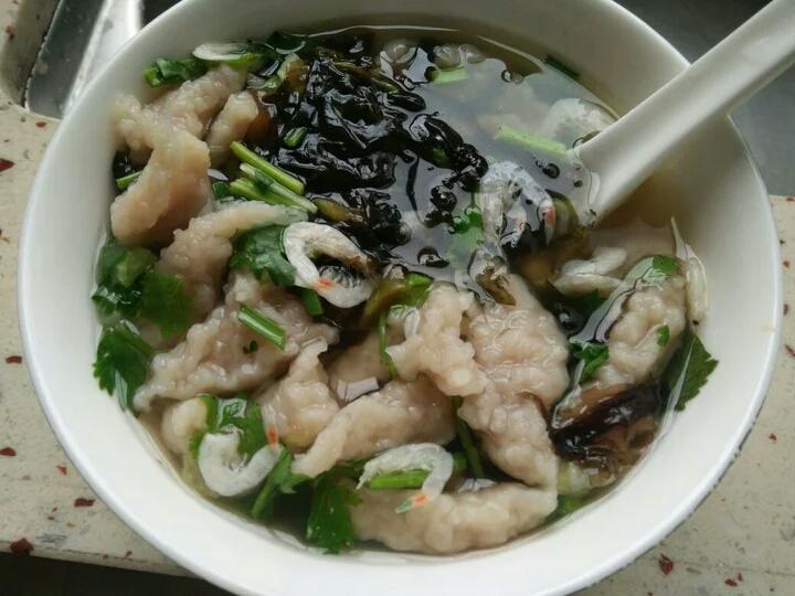 阿潘-旅游62771977做的温州瘦肉丸,自制无添加剂快手做的猪肉羹