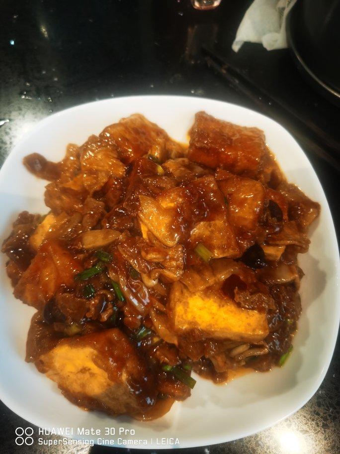 老豆腐烧肉