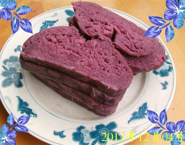 紫薯甜糕的做法