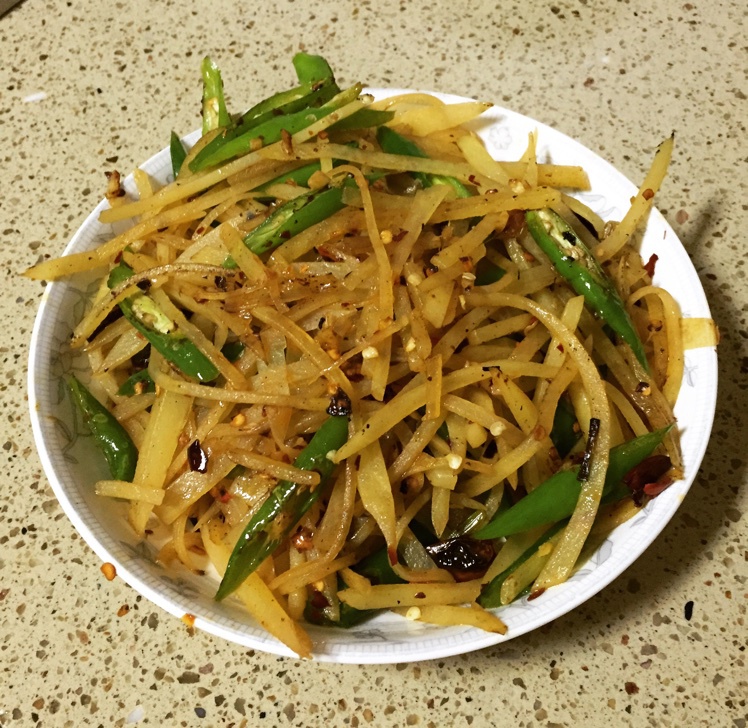 ning做的家常菜酸辣土豆丝