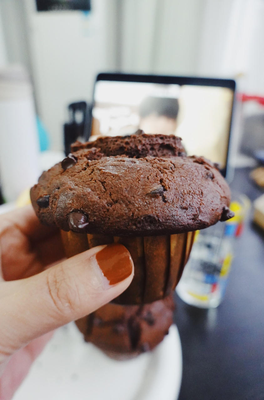 【巧克力蘑菇头麦芬】星巴克同款