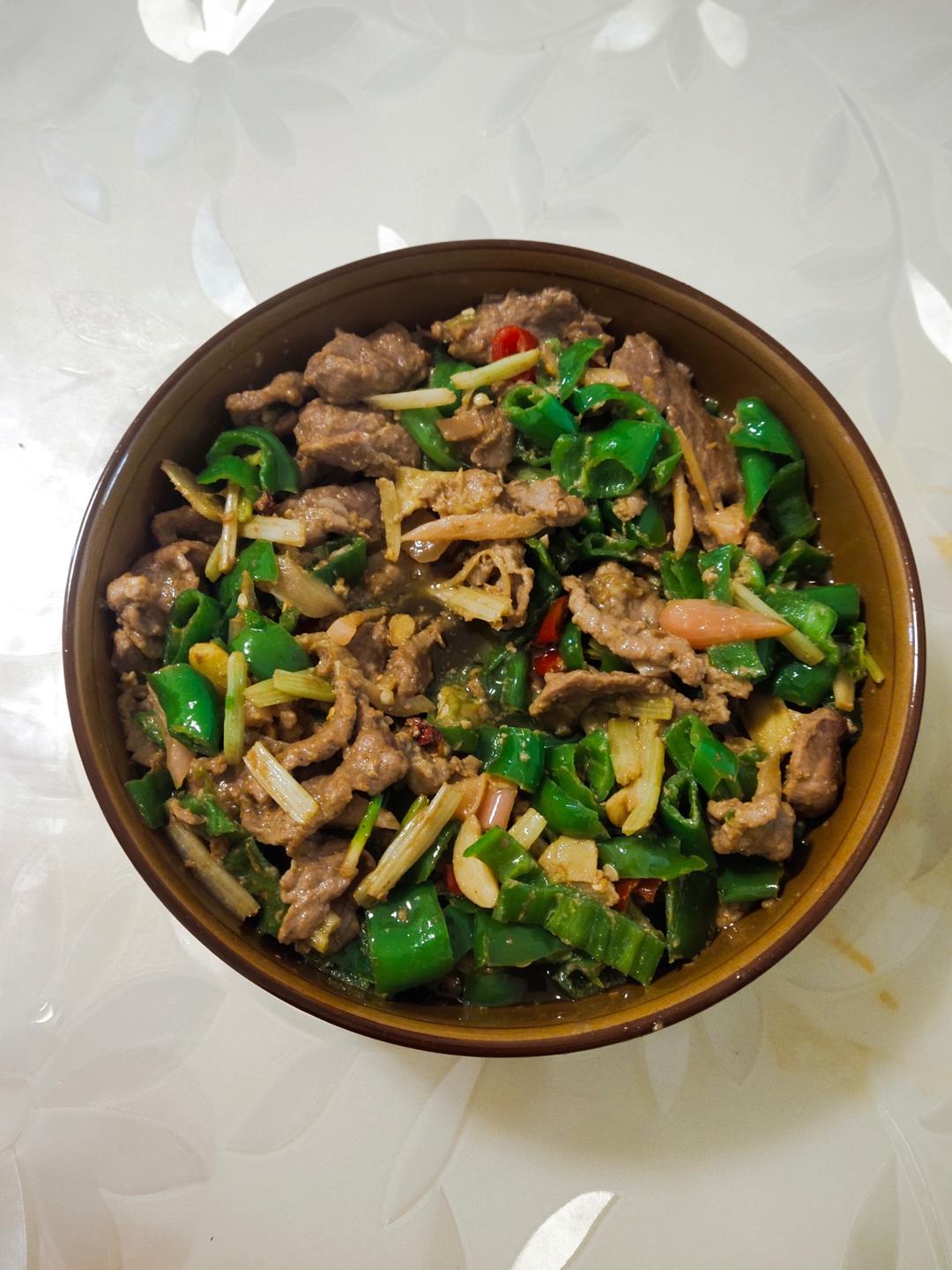青椒炒牛肉