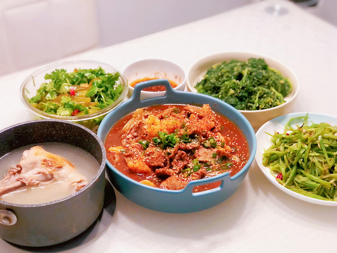 家里的午餐味道