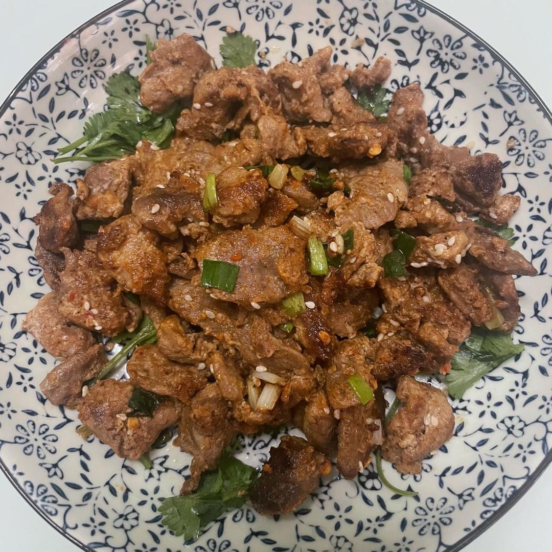 吃不到膻味的比烧烤更好吃的孜然羊肉🐏