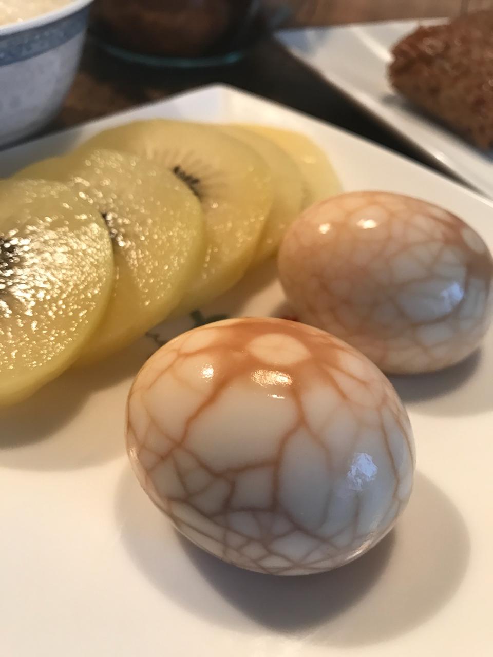 电饭煲煮五香茶叶蛋