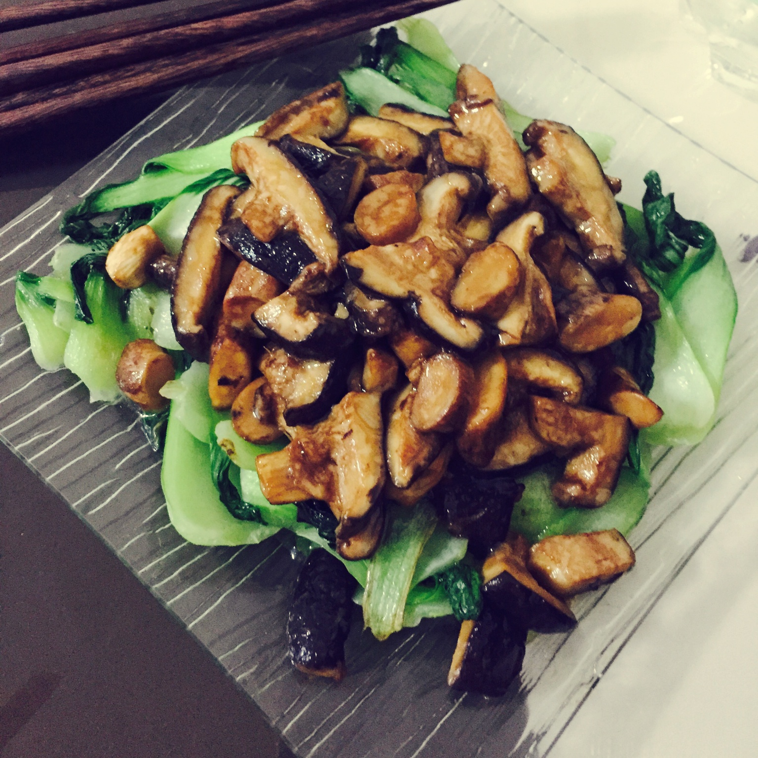 香菇菜心